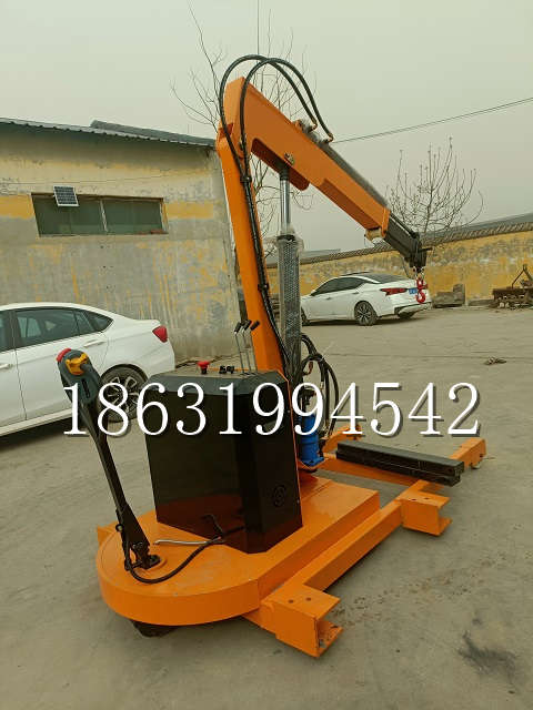 禹城市自卸车厢随车吊 自制轮式四不像起重机 四驱平板吊 5吨 贵盛